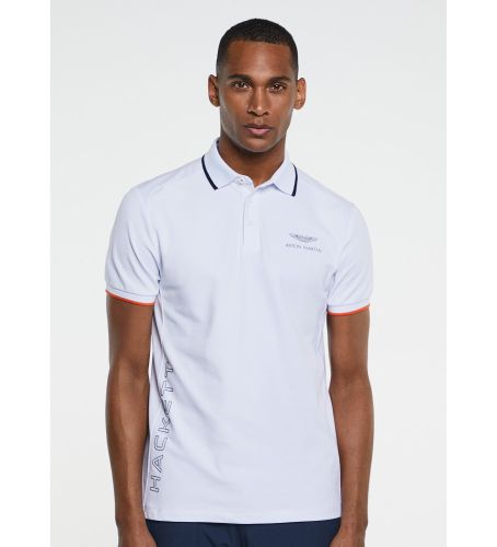 HM563096 Polo Col Sport Stripe (XL), Casuel, Coton, Manche courte - Hackett London - Modalova