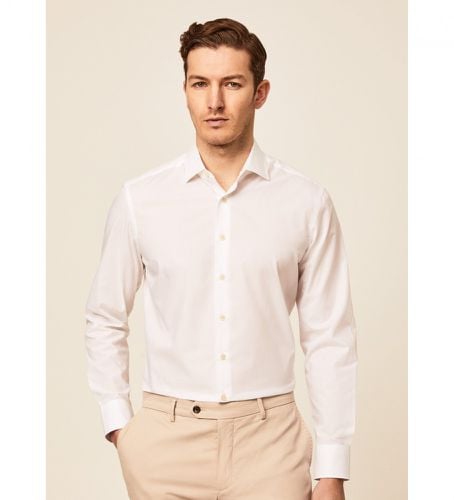 HM309389 Chemise Magic blanc (S), Casuel, Fête, Coton, Classique, Manche longue, Durable - Hackett London - Modalova