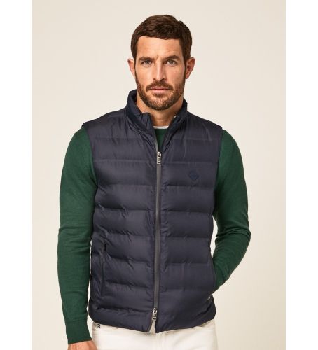 HM402895 Gilet matelassé Slim Fit (L), Casuel, Polyester, Sans manches / bretelles - Hackett London - Modalova