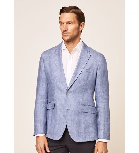 HM443173 Blazer Lin Delavé (50/32), Casuel, Classique, Manche longue - Hackett London - Modalova