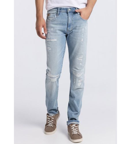 Jeans Slim Fit ciel (38), Casuel, Coton, Denim, Classique - Lois Jeans - Modalova