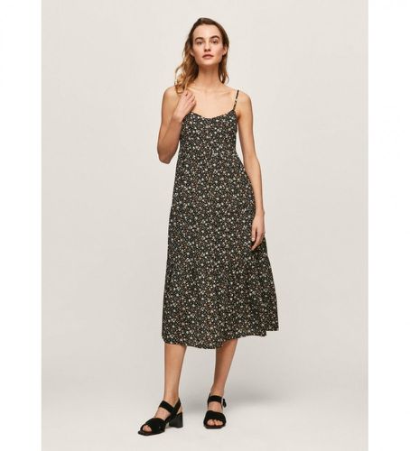 PL953300 Robe Pey noire (XS), Casuel, Viscose, Floral, Sans manches / bretelles - Pepe Jeans - Modalova