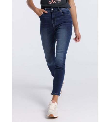 Jeans | Boîte moyenne - Taille haute skinny cheville (25), Casuel, Coton, Denim, Classique, Polyeste - Lois Jeans - Modalova