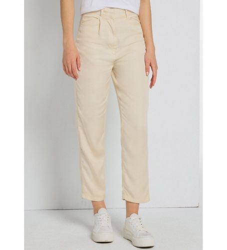 Pantalon chino - Loose Pleat off (26), Blanc, Casuel, Coton - Lois Jeans - Modalova