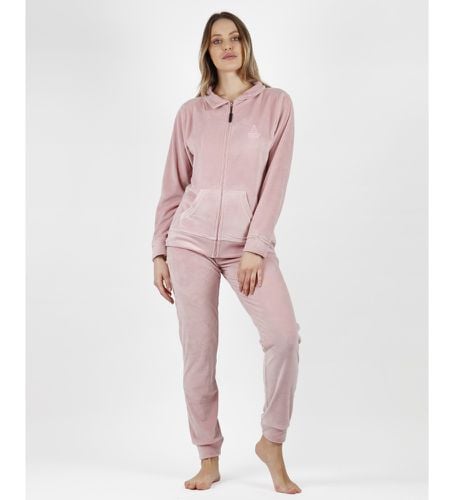 Pyjama ouvert manches longues double velours (S), Homewear, Manche longue - Admas - Modalova