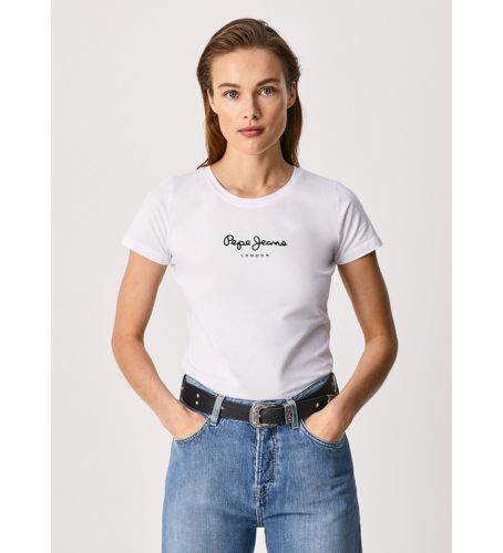 PL505202 New Virginia Ss N T-shirt (S), Casuel, Coton, Manche courte - Pepe Jeans - Modalova