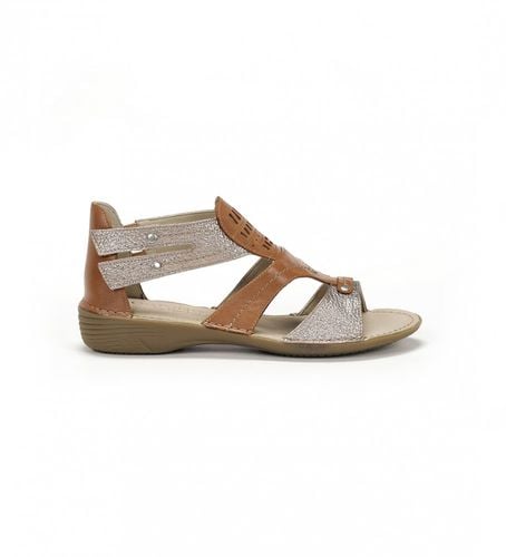 D6769-SUPE Sandales en cuir Osa D6769 marron (36), Plat, Velcro, Casuel - Dorking by Fluchos - Modalova