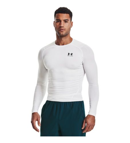 HeatGear Armour Long Sleeve T-Shirt (M), Blanc, Sport, Multisport, Polyester, Manche longue - Under Armour - Modalova