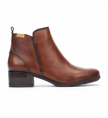 W6W-8950 Bottines en cuir Malaga marron (36), 3 à 5 cm, Fermeture éclair, Casuel - Pikolinos - Modalova