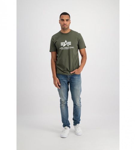 T-shirt avec logo (M), Casuel, Coton, Manche courte - ALPHA INDUSTRIES - Modalova