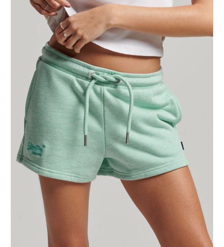 W7110388A Short en maille avec logo Vintage brodé en (XS), Casuel, Coton, Durable - Superdry - Modalova