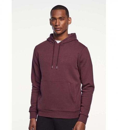 HM581155 Sweatshirt gaufr (XXL), Casuel, Grenat, Coton, Manche longue, Bordeaux - Hackett London - Modalova