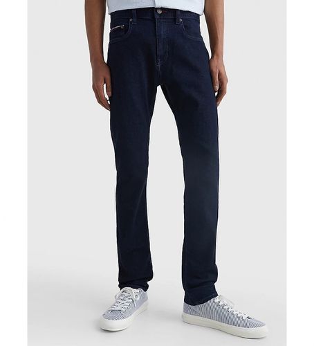 MW0MW15600 Bleecker straight skinny jeans (34/35), Casuel, Coton, Denim, Marine - Tommy Hilfiger - Modalova