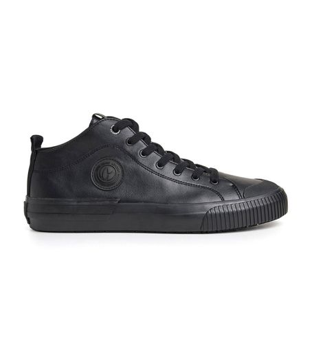 PMS30994 Industry Rec Leather Sneakers (40), Cuir, Noir, Plat, Lacets, Casuel, Durable - Pepe Jeans - Modalova