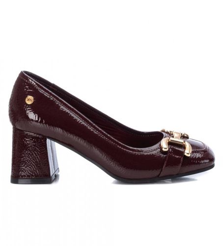 BURDEOS Chaussures 142147 marron - Hauteur du talon 6cm (36), 5 à 8 cm, Aucun, Casuel, Grenat, Vernis, Bordeaux - Xti - Modalova