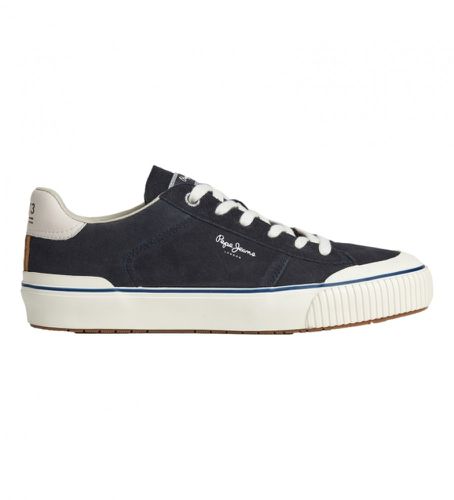 PMS31007 Ben Overdrive Leather Sneakers (43), Cuir, Plat, Lacets, Casuel, Marine - Pepe Jeans - Modalova