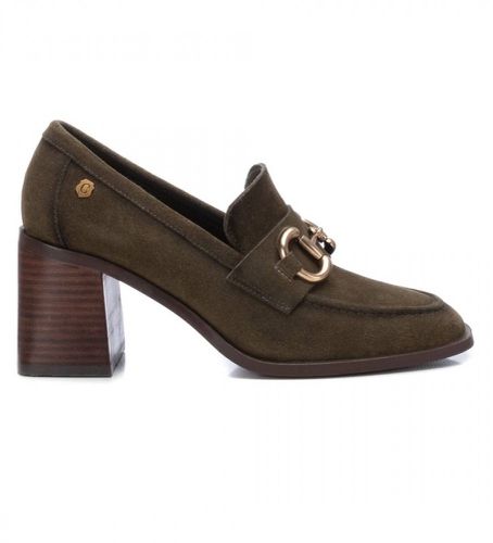 Mocassins en daim 161138 (37), 5 à 8 cm, Cuir, Aucun, Casuel, Vert, Classique - Carmela - Modalova