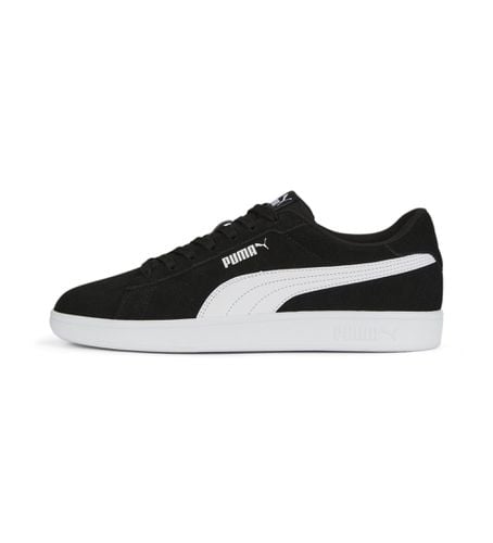 Unisex. 39098401 Smash 3.0 Leather Sneakers (40), Cuir, Noir, Plat, Lacets, Casuel - Puma - Modalova