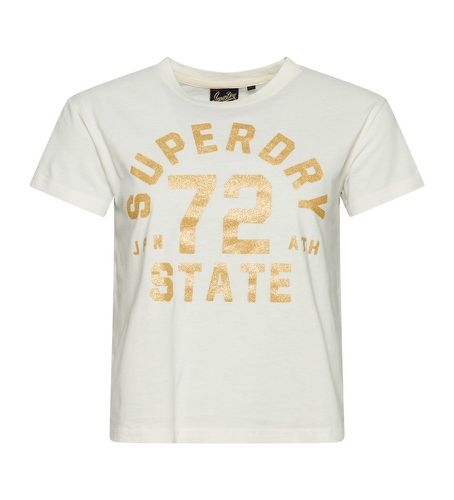 W1011254A College Scripted Graphic T-shirt (S), Blanc, Casuel, Manche courte - Superdry - Modalova