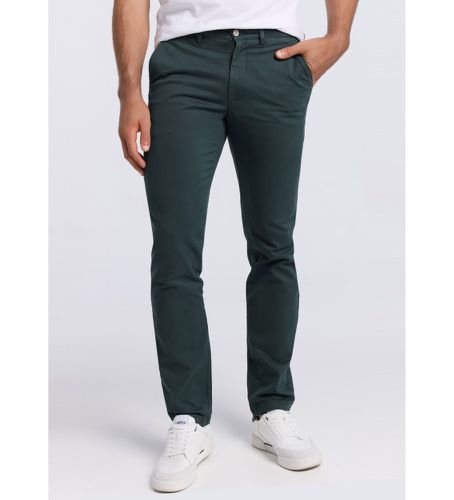 Pantalon chino taille moyenne à taille régulière Pantalon chino taille moyenne (30), Casuel, Vert, Coton - Bendorff - Modalova