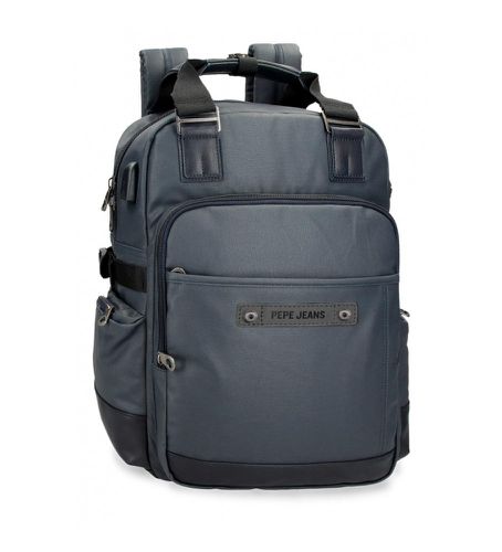 Unisex. 7772332 Hatfield Sac à dos pour ordinateur 15" adaptable (OSFA), Casuel, Polyester, Marine - Pepe Jeans - Modalova