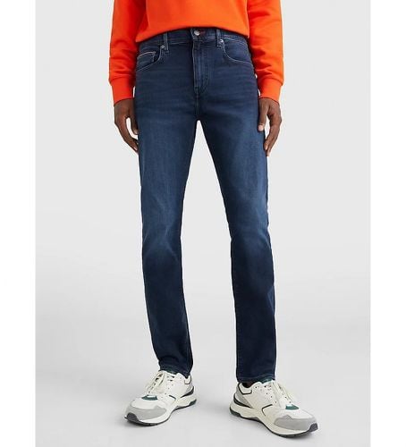 MW0MW15593 Jean skinny Bleecker délavé (30/30), Casuel, Coton, Élasthanne, Durable, Marine - Tommy Hilfiger - Modalova