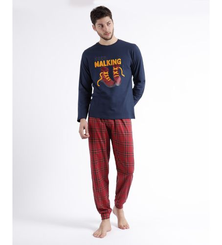 Pyjama manches longues Keep Walking A (S), Homewear, Coton, Manche longue - Admas - Modalova