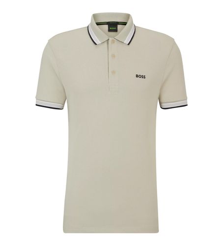 Polo Slim Fit (M), Beige, Casuel, Coton, Manche courte - BOSS - Modalova