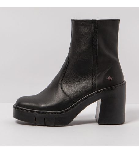 Bottines en cuir nappa -Hauteur du talon 9cm (40), 8 à 10 cm, Fermeture éclair, Casuel - Art - Modalova