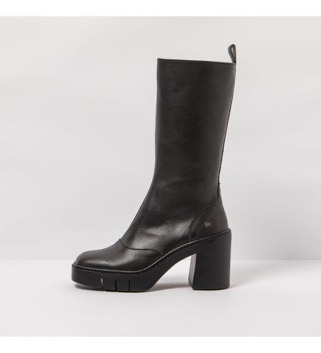 Bottes en cuir nappa - Hauteur du talon : 9cm (41), 5 à 8 cm, 8 à 10 cm, Fermeture éclair, Casuel - Art - Modalova