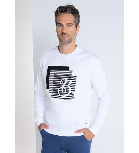 Sweatshirt graphique avec col box (S), Casuel, Coton, Manche longue - Bendorff - Modalova