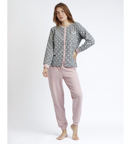 Pyjama manches ouvertes manches longues Sweet Dots B (S), Homewear, , Coton, Manche longue - Admas - Modalova