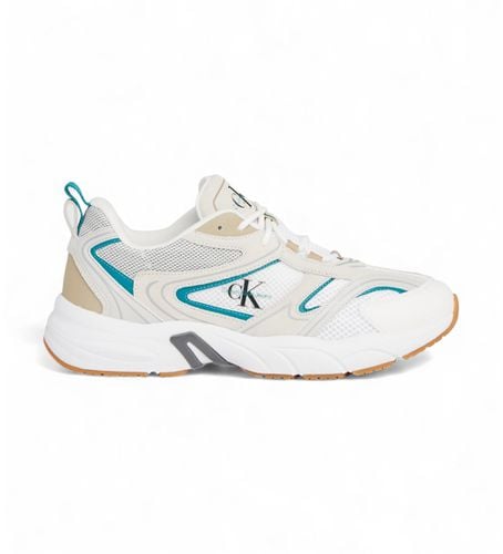 YM0YM00589 Baskets en cuir multicolore Retro Tennis (42), Plat, Lacets, Casuel - Calvin Klein Jeans - Modalova