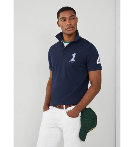 HM563259 Polo Heritage 1234 (S), Casuel, Coton, Manche courte, Marine - Hackett London - Modalova