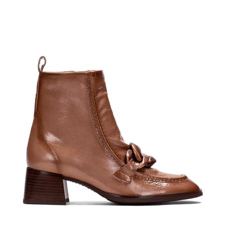 HI222337 Bottines Charlize en cuir marron - Hauteur du talon 4,5cm (36), 3 à 5 cm, Fermeture éclair, Casuel - Hispanitas - Modalova