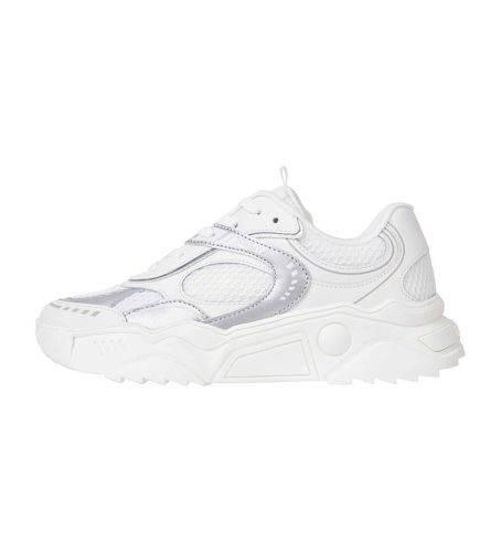 EN0EN02492 Chunky Runner Leather Sneakers (36), Cuir, Blanc, Plat, Lacets, Casuel - Tommy Jeans - Modalova