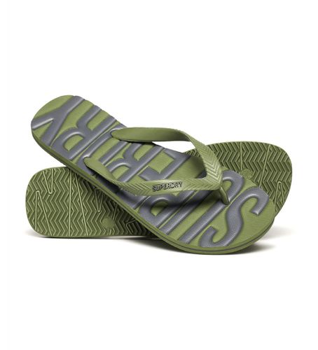 MF310263A Tongs végétaliennes avec logo Vintage Logo (44/45), Plat, Aucun, Casuel, Beachwear - Superdry - Modalova