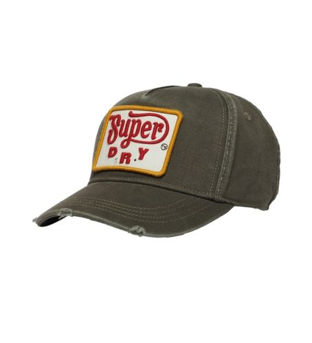 W9010177A Casquette Graphic Trucker, noire, usée noire (OSFA), Casuel, Polyester - Superdry - Modalova