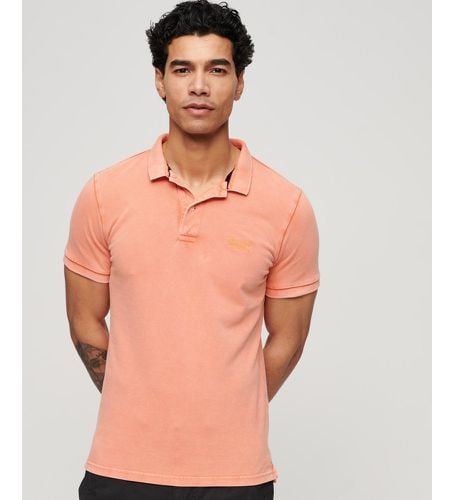 M1110345A Polo corail Vint Destroy (3XL), Casuel, Orange, Coton, Manche courte - Superdry - Modalova