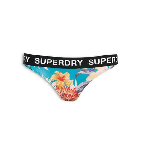 W3010401A Bas de bikini Classics multicolore (S), Bleu, Beachwear, Floral, Polister recyclé - Superdry - Modalova