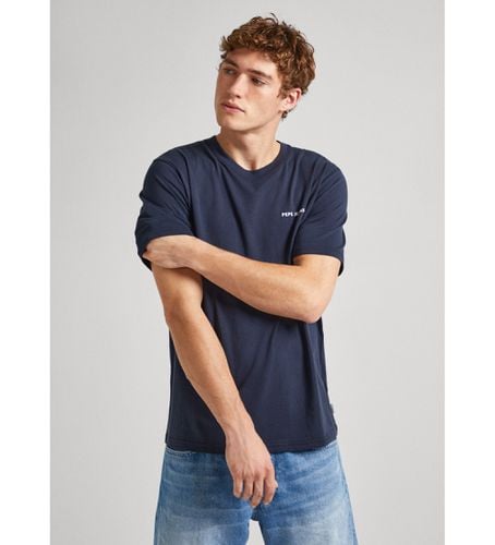 PM509370 T-shirt Callum (S), Casuel, Coton, Manche courte, Marine - Pepe Jeans - Modalova