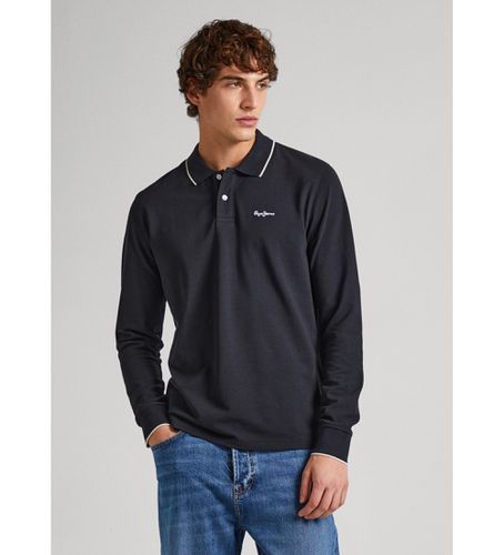 PM542102 Polo Hans Ls (S), Casuel, Manche longue, Le coton biologique, Durable - Pepe Jeans - Modalova