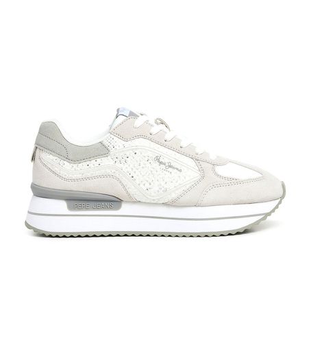 PLS40002 Rusper Gala Leather Sneakers (39), Cuir, Blanc, Plat, 3 à 5 cm, Lacets, Casuel - Pepe Jeans - Modalova