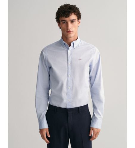 Pinpoint Regular Fit Oxford Shirt (S), Bleu, Casuel, Fête, Coton, Classique, Manche longue, Durable - Gant - Modalova