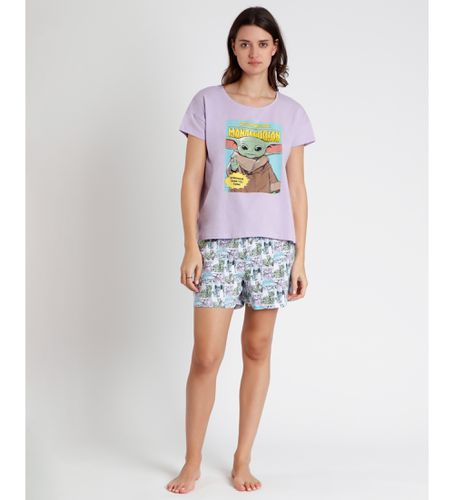 Pyjama à manches courtes Pastel Grogu lilas (S), Homewear, Violet, Coton, Manche courte - Disney - Modalova