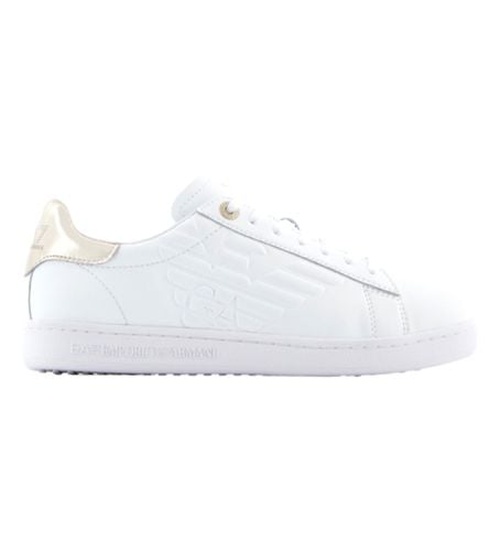 Unisex. X8X001_XCC51 Classic Cc Leather Sneakers (47 1/3), Cuir, Blanc, Plat, Lacets, Casuel - EA7 - Modalova