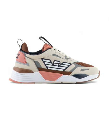 Unisex. X8X070_XK165 Baskets Ace Runner beiges (39 1/3), Plat, Lacets, Casuel - EA7 - Modalova