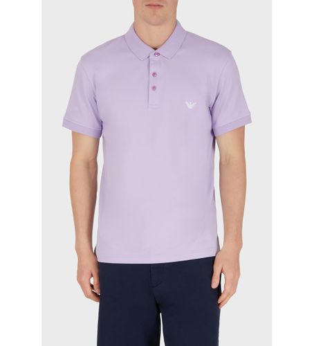 R461 Polo Logo Broderie lilas (XL), Casuel, Violet, Coton, Manche courte - Emporio Armani - Modalova