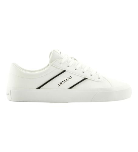 XUX165XV758K488 Trainers Logo (44), Blanc, Plat, Lacets, Casuel - Armani Exchange - Modalova