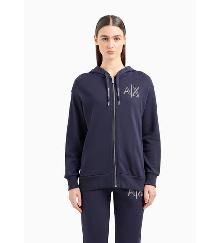 DYM10YJEBZ1593 Sweat (S), Casuel, Coton, Manche longue, Marine - Armani Exchange - Modalova